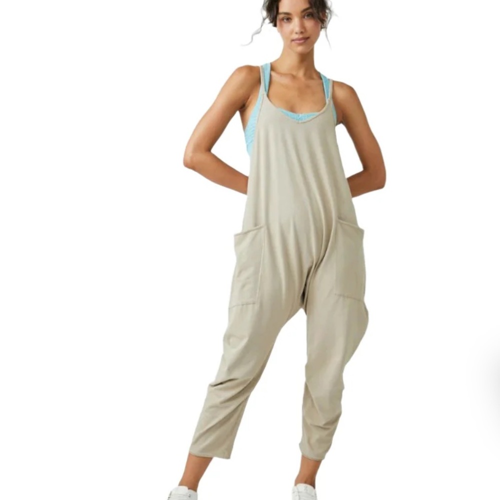 FP Movement by Free People Hot Shot Onesie - Smoked Green